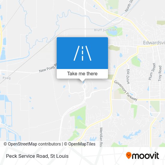 Mapa de Peck Service Road
