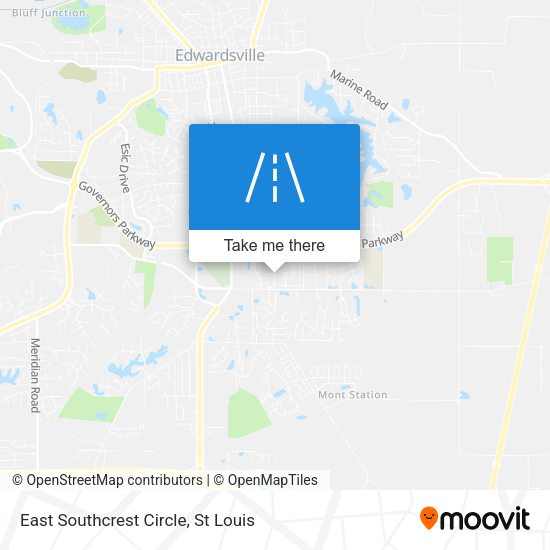 East Southcrest Circle map