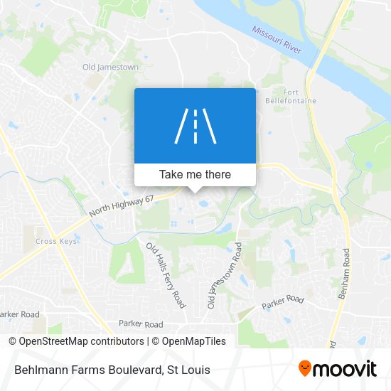 Mapa de Behlmann Farms Boulevard