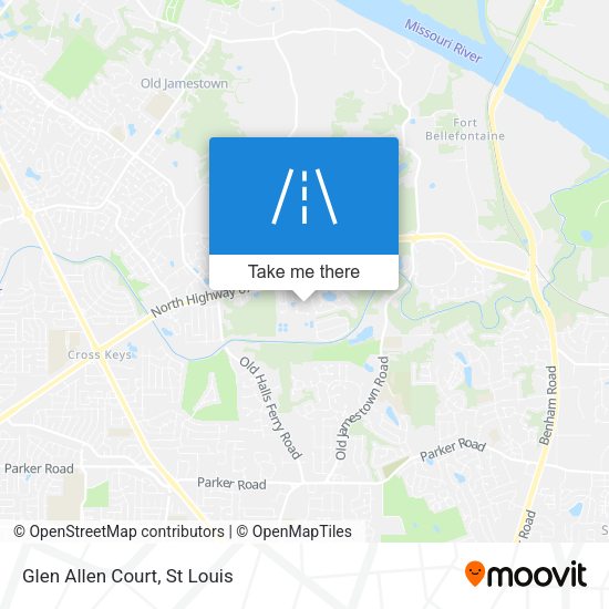 Mapa de Glen Allen Court