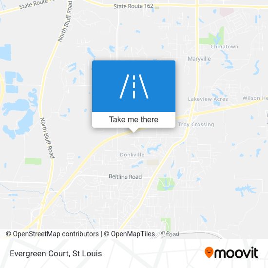 Mapa de Evergreen Court