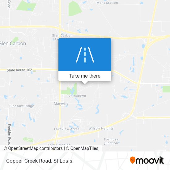 Copper Creek Road map