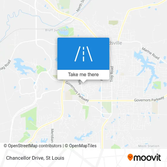 Chancellor Drive map