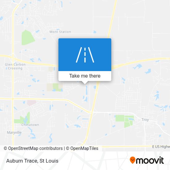 Mapa de Auburn Trace