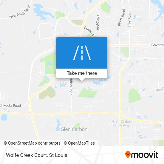 Wolfe Creek Court map