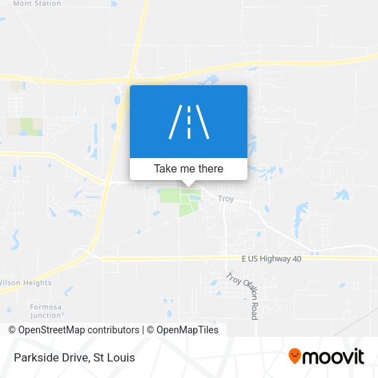 Mapa de Parkside Drive