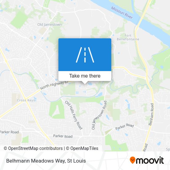 Mapa de Belhmann Meadows Way