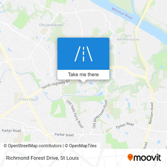 Mapa de Richmond Forest Drive
