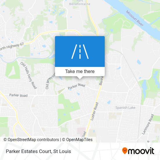 Mapa de Parker Estates Court