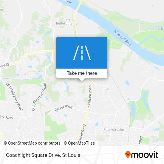 Mapa de Coachlight Square Drive