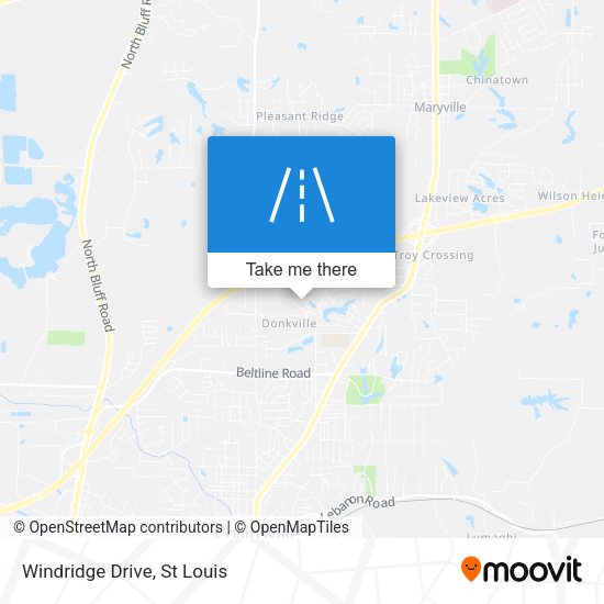 Mapa de Windridge Drive