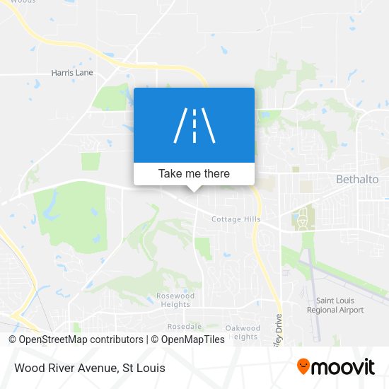Wood River Avenue map