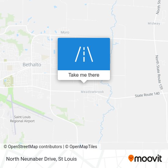 North Neunaber Drive map