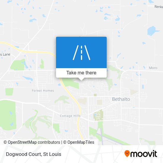 Mapa de Dogwood Court