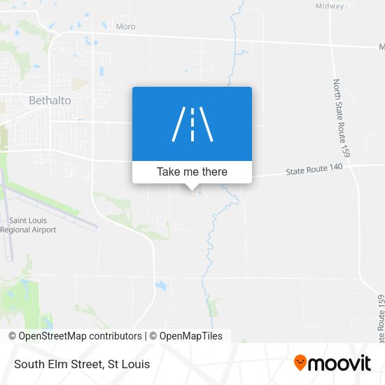 Mapa de South Elm Street