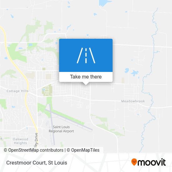 Mapa de Crestmoor Court