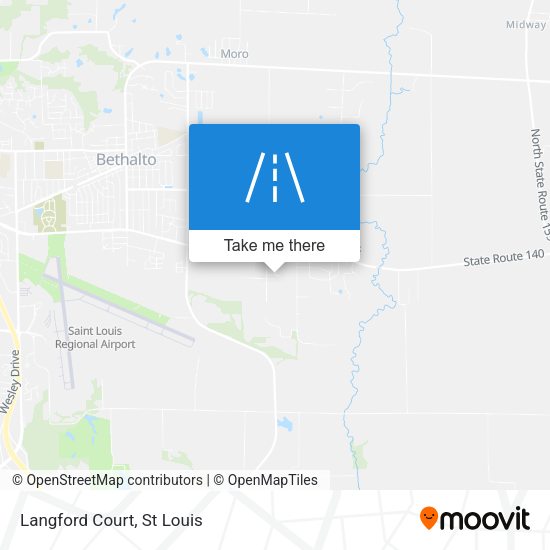 Mapa de Langford Court