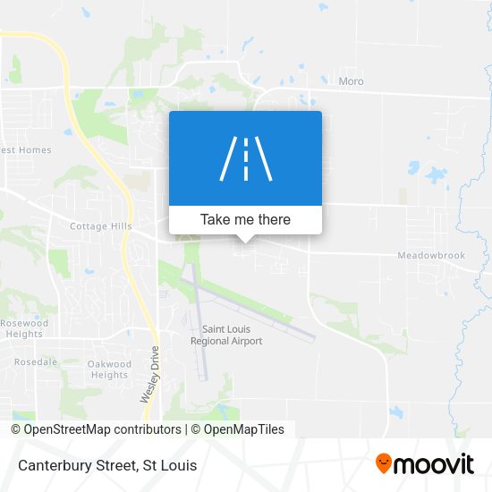 Canterbury Street map