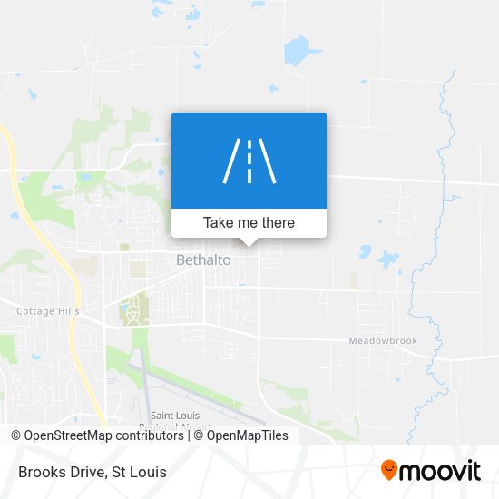 Brooks Drive map