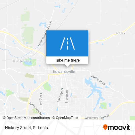 Mapa de Hickory Street