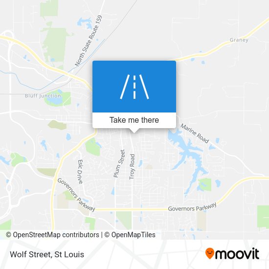 Mapa de Wolf Street