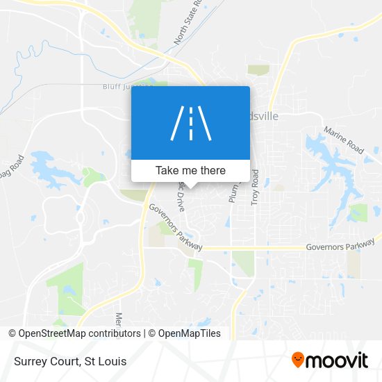 Mapa de Surrey Court