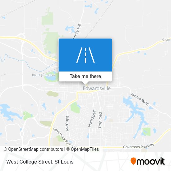 Mapa de West College Street