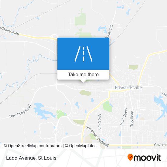 Mapa de Ladd Avenue