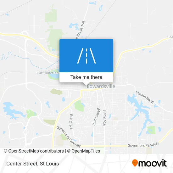 Center Street map