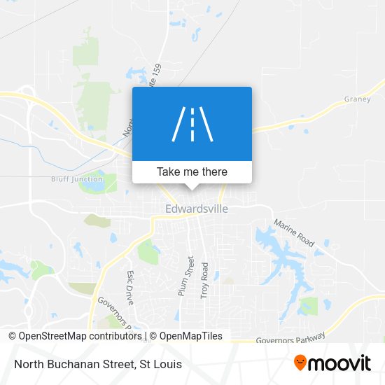 North Buchanan Street map