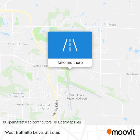 Mapa de West Bethalto Drive