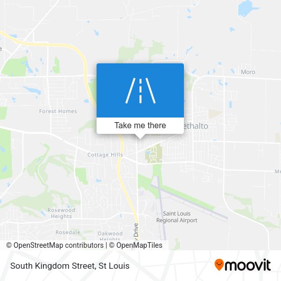 Mapa de South Kingdom Street