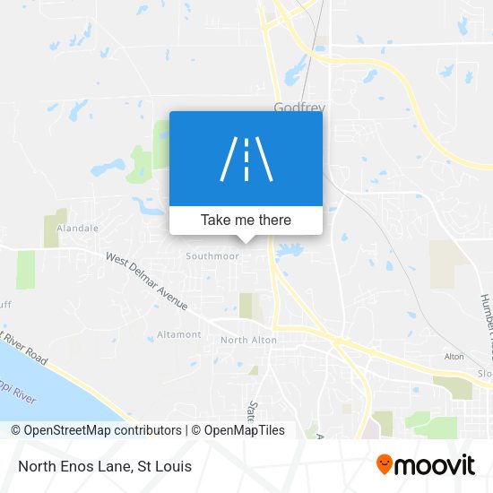 Mapa de North Enos Lane