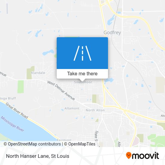 North Hanser Lane map