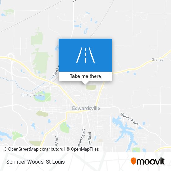 Mapa de Springer Woods