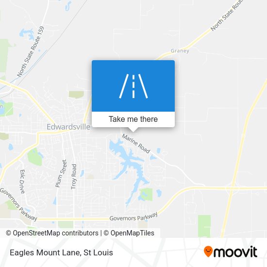 Eagles Mount Lane map