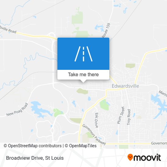 Mapa de Broadview Drive