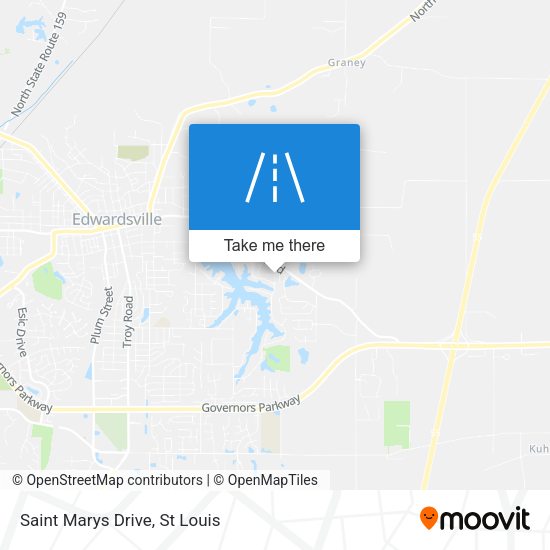 Saint Marys Drive map