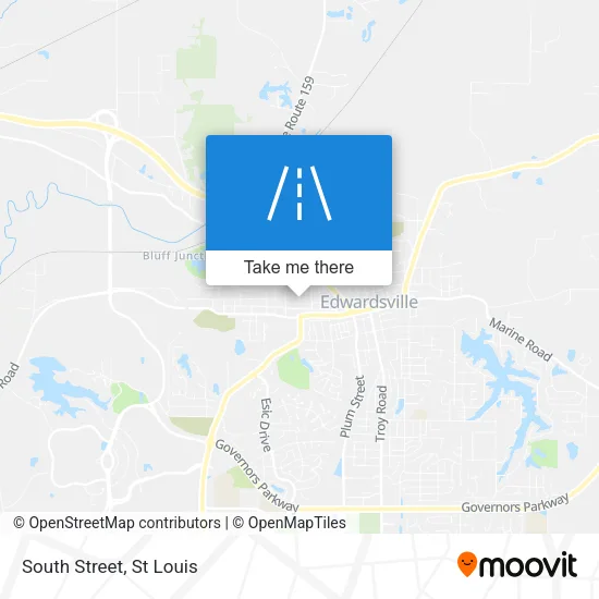 South Street map