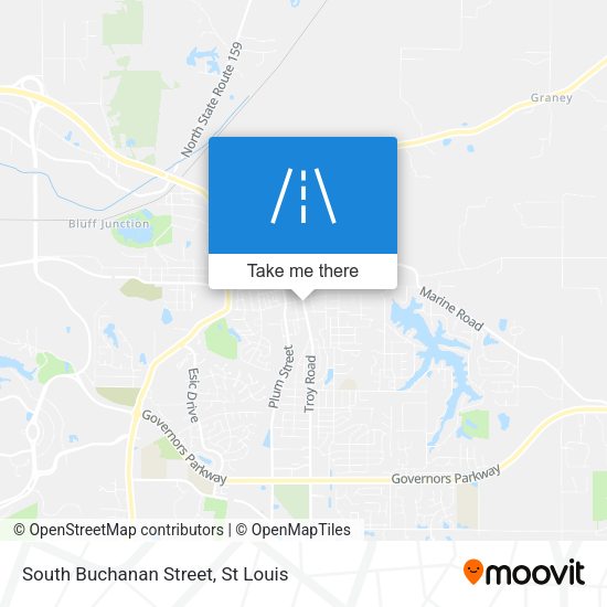 South Buchanan Street map