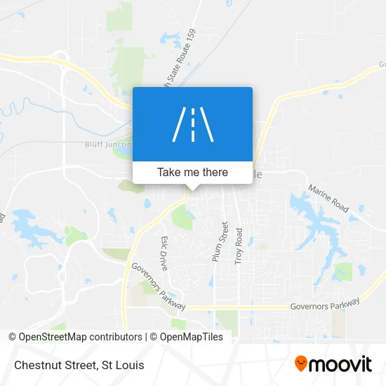 Chestnut Street map