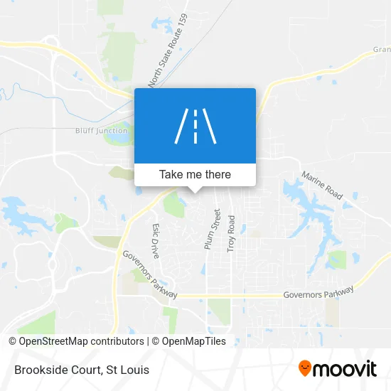 Brookside Court map