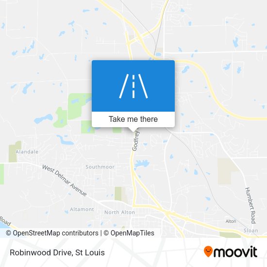 Mapa de Robinwood Drive