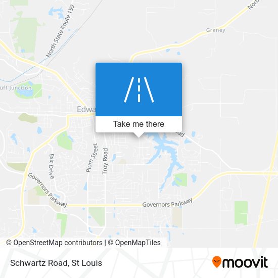 Mapa de Schwartz Road