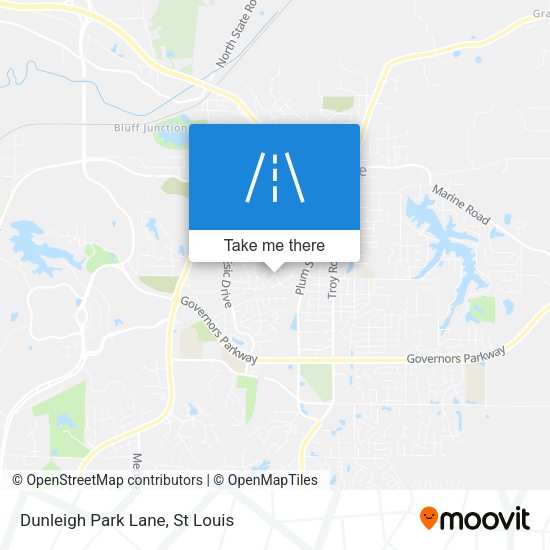 Mapa de Dunleigh Park Lane