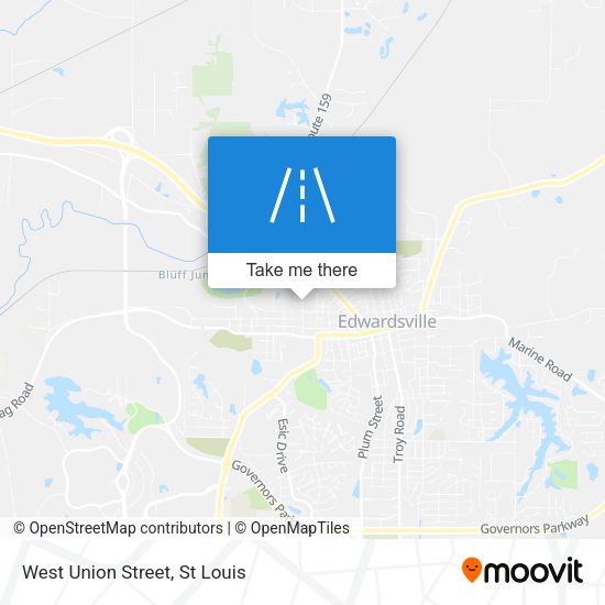 West Union Street map
