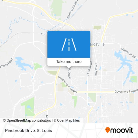 Mapa de Pinebrook Drive