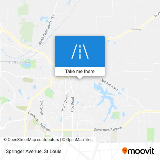 Mapa de Springer Avenue