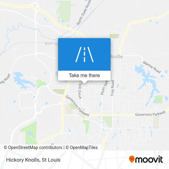 Mapa de Hickory Knolls