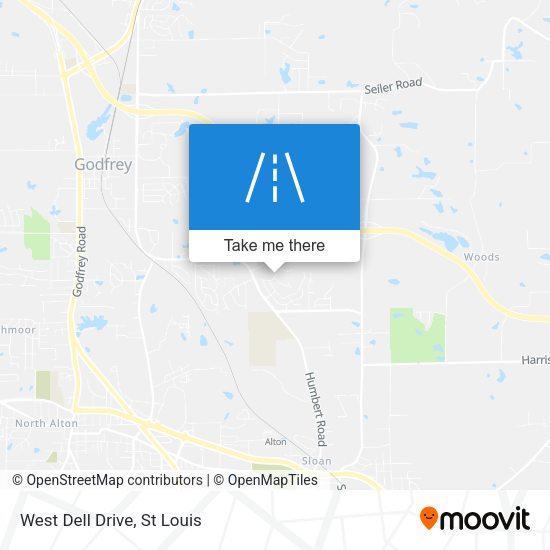 Mapa de West Dell Drive